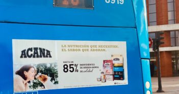 Nueva campaña de Acana en autobuses de la EMT de Madrid